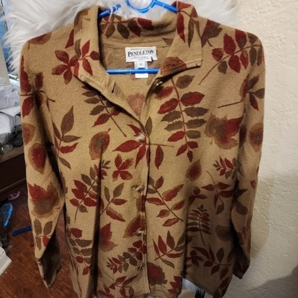 Pendleton Vintage Sweater Jacket 1 X - Picture 4 of 9